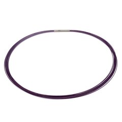 Colour Cable; 0,50 mm; 12-reihig; violett 38 cm DCV Edelstahl