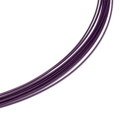 Colour Cable 0,50 mm 12-reihig violett 38 cm DCV Edelstahl
