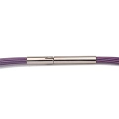 Colour Cable 0,50 mm 12-reihig violett 38 cm DCV vergoldet