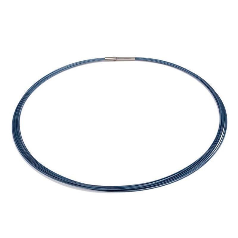 Colour Cable; 0,50 mm; 12-reihig; blau 40 cm DCV Edelstahl