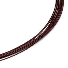Colour Cable 0,50 mm 12-reihig braun 38 cm DCV vergoldet