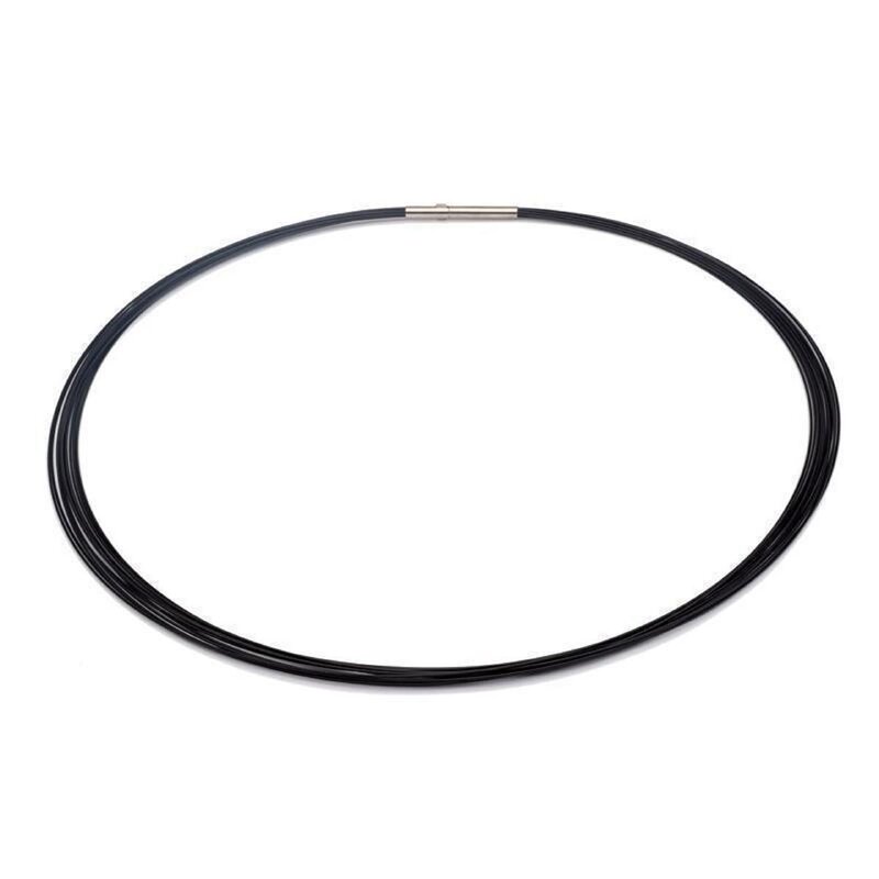 Colour Cable; 0,50 mm; 12-reihig; schwarz 38 cm DCV Edelstahl