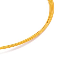 Seil 0,36 mm 33-reihig vergoldet 38 cm W.-Schließe Edelstahl