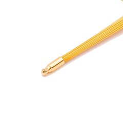 Seil 0,36 mm 33-reihig vergoldet 60 cm W.-Schließe Edelstahl
