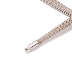 Seil 0,36 mm 55-reihig 60 cm W.-Schließe Edelstahl