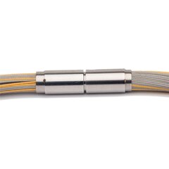 Seil 0,36 mm 115-reihig bicolor Sonderlänge DCV vergoldet