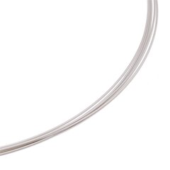 Colour Cable 0,50 mm 5-reihig perlsilber 40 cm DCV Edelstahl