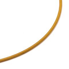 Colour Spirale 2,00 mm metallic-gold 38 cm DCV Edelstahl