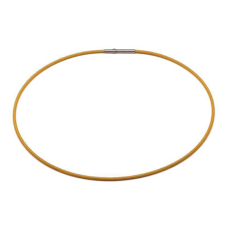 Colour Spirale; 2,00 mm; metallic-gold Sonderlänge DCV Edelstahl