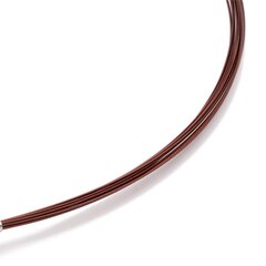 Colour Cable 0,50 mm 12-reihig braun Sonderlnge W.-Schliee vergoldet
