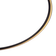Colour Cable (2F) 0,50 mm 12-reihig schwarz & vergoldet DCV Edelstahl vergoldet