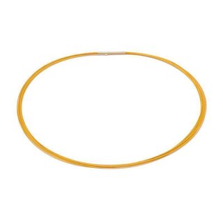 Seil; 0,36 mm; 15-reihig; vergoldet