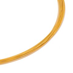 Seil 0,36 mm 23-reihig vergoldet DCV Edelstahl vergoldet